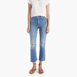 Mother Jeans Hustler Ankle Fray in Understudy, size 26